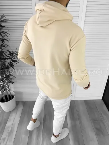 Hanorac barbati bej slim fit K150 13-5.1